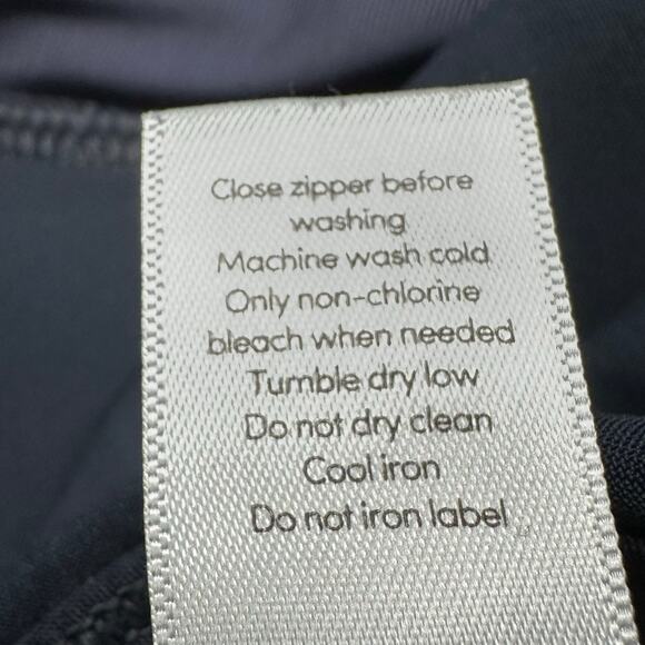 Athleta Steller Pants Womens 2X Navy Black Stretch Pockets Crop Active Trouser - Picture 9 of 14